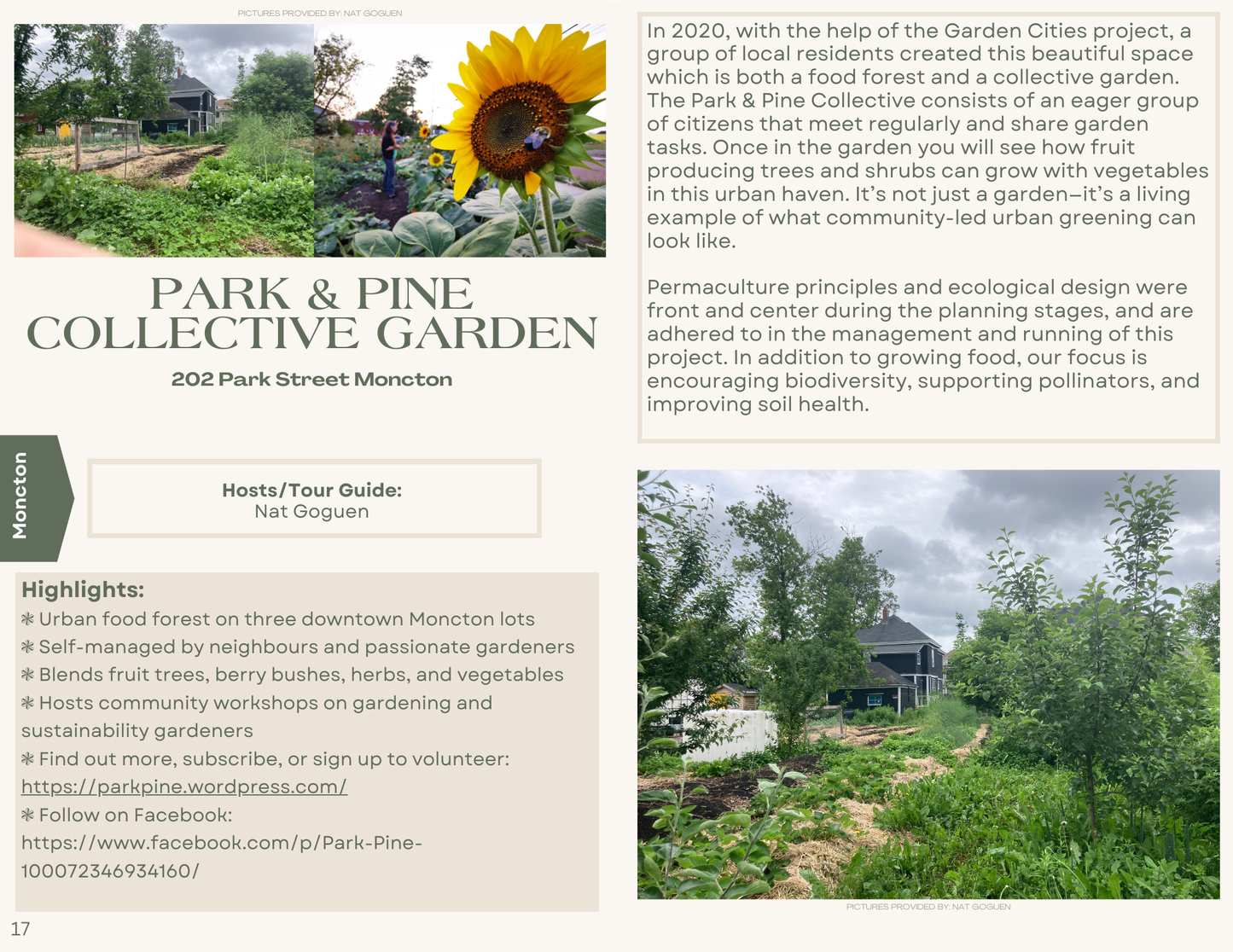 Food forest tours - 2025