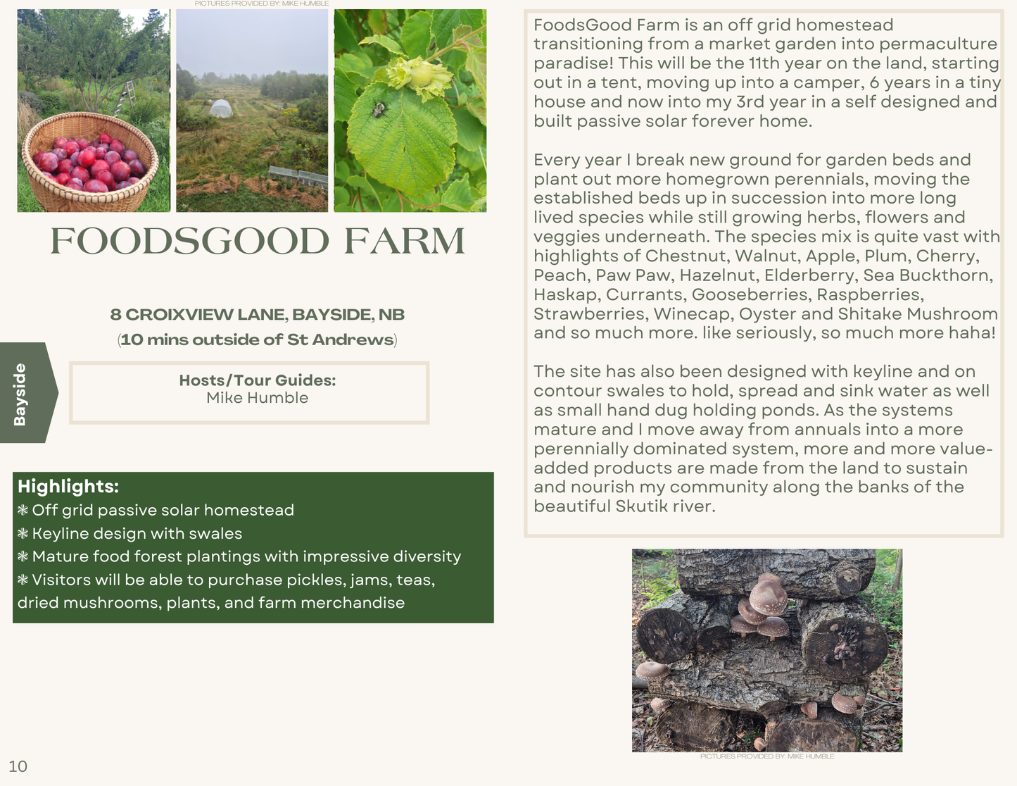 Food forest tours