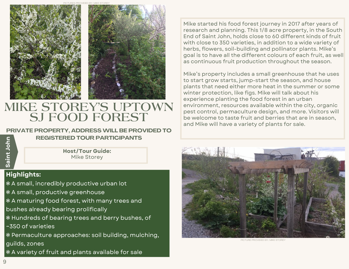 Food forest tours